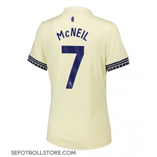 Everton Dwight McNeil #7 Replika Bortatröja Dam 2025-26 Kortärmad